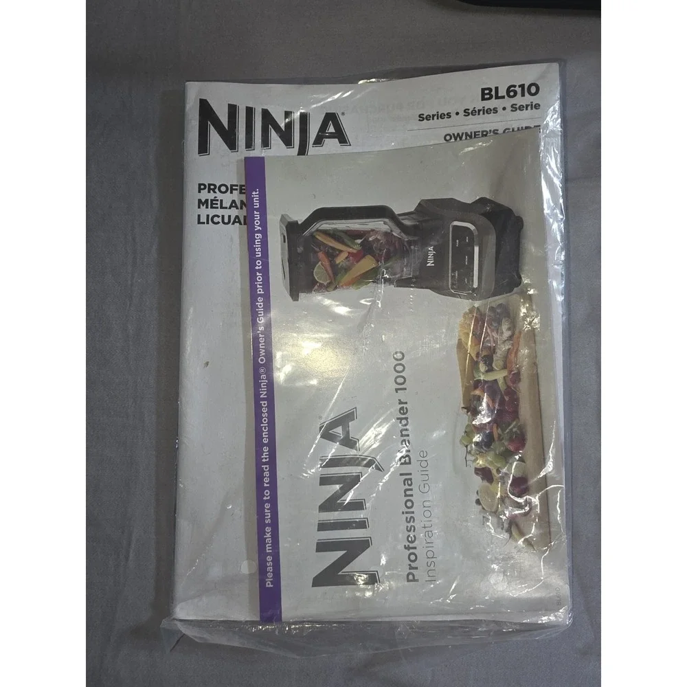 Ninja Professional 1000 watt Blender BL610 Replacement Motor Base, Lid Blade